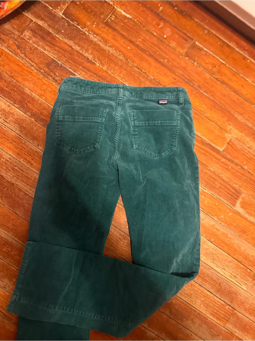 Patagonia ORGANIC Women’s Corduroy Jeans in Dark Green waist 27 - Picture 5 of 6